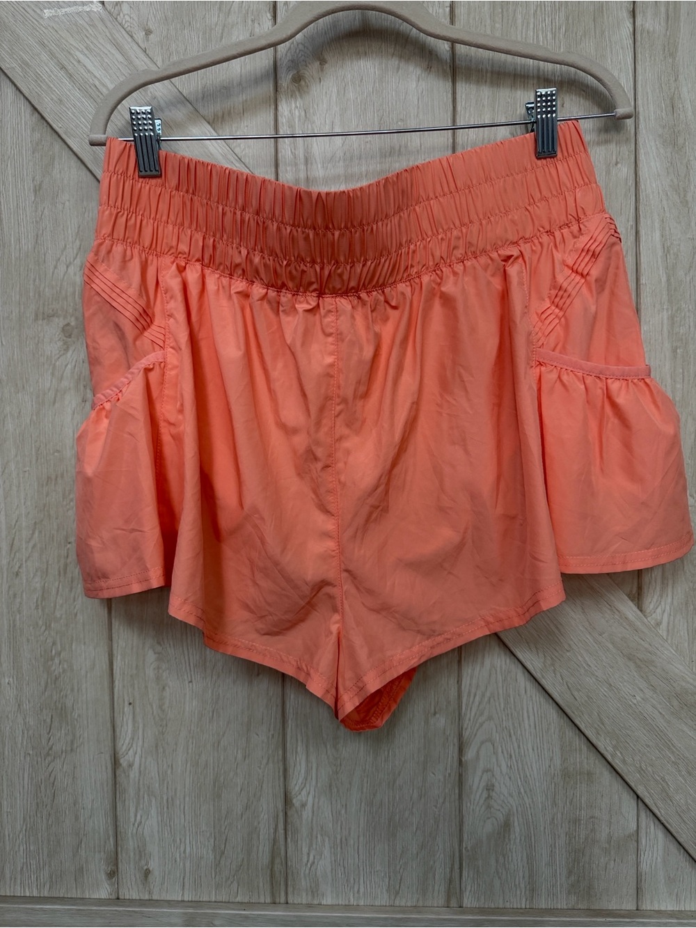 Free People Coral Athletic Shorts
